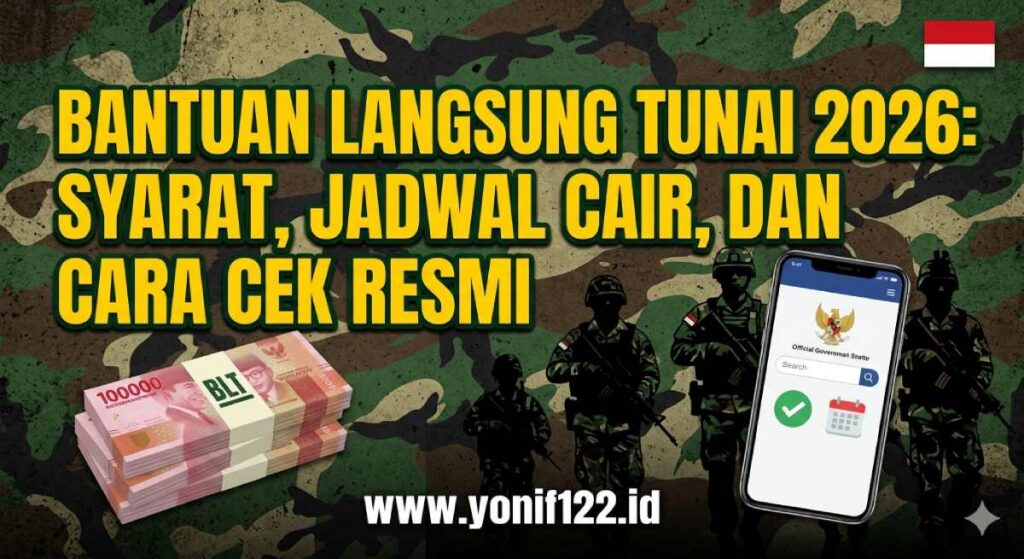 Bantuan Langsung Tunai 2026: Syarat, Jadwal Cair, dan Cara Cek Resmi