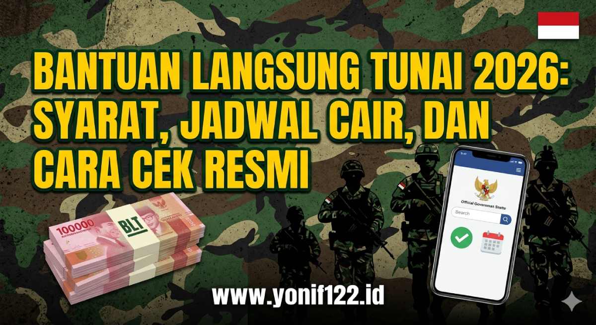Bantuan Langsung Tunai 2026: Syarat, Jadwal Cair, dan Cara Cek Resmi