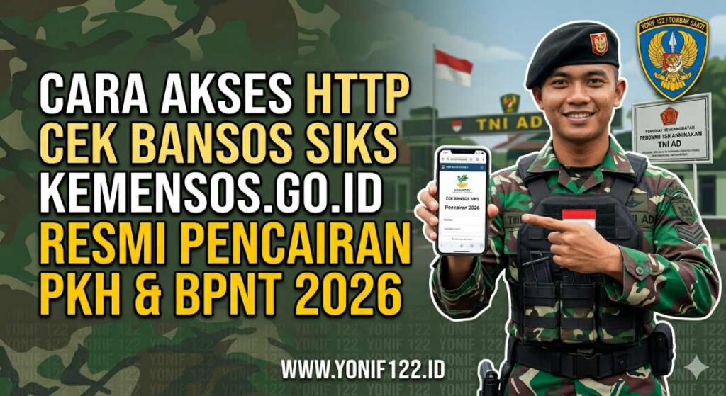 Cara Akses Http Cek Bansos Siks Kemensos go id 2026 Resmi Pencairan PKH dan BPNT