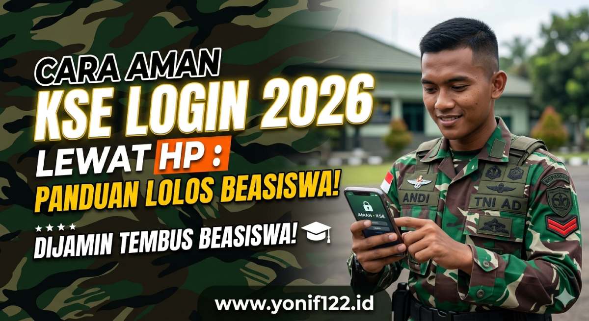 Cara Aman kse login 2026 Lewat HP: Panduan Lolos Beasiswa!