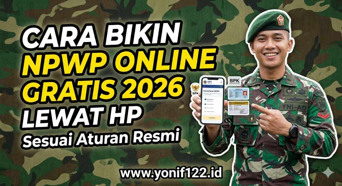Cara Bikin NPWP Online Gratis 2026 Lewat HP Sesuai Aturan Resmi