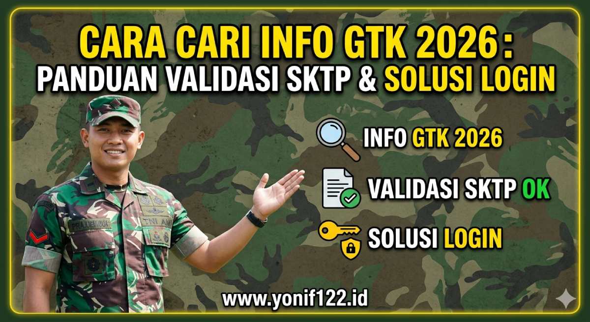 Cara Cari Info GTK 2026: Panduan Validasi SKTP & Solusi Login