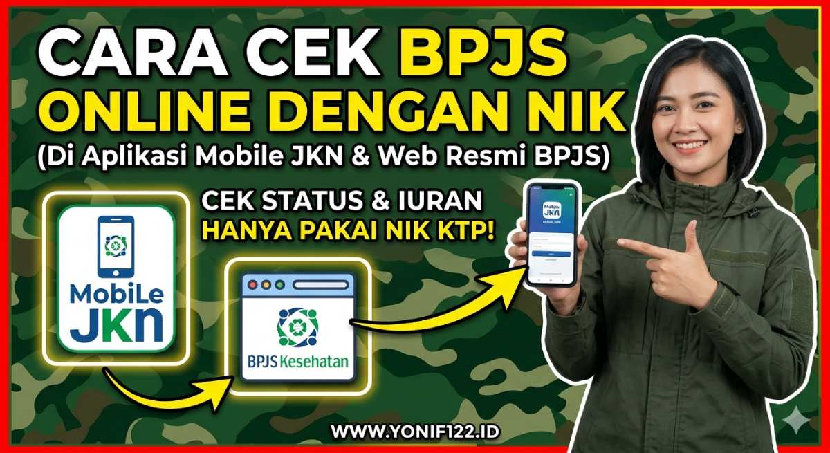 Cara Cek BPJS Online Dengan NIK di Aplikasi Mobile JKN & Web Resmi