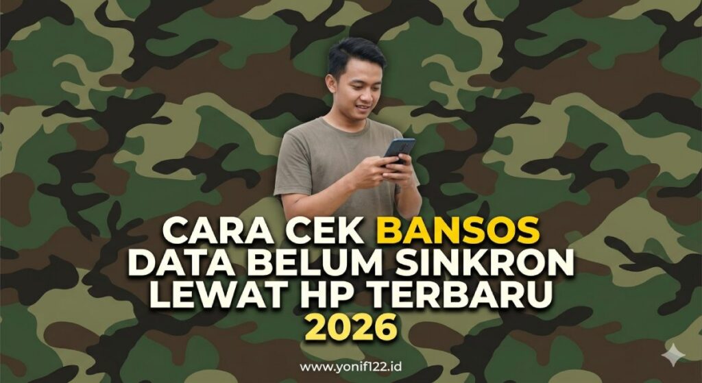 Cara Cek Bansos Data Belum Sinkron Lewat HP Terbaru 2026