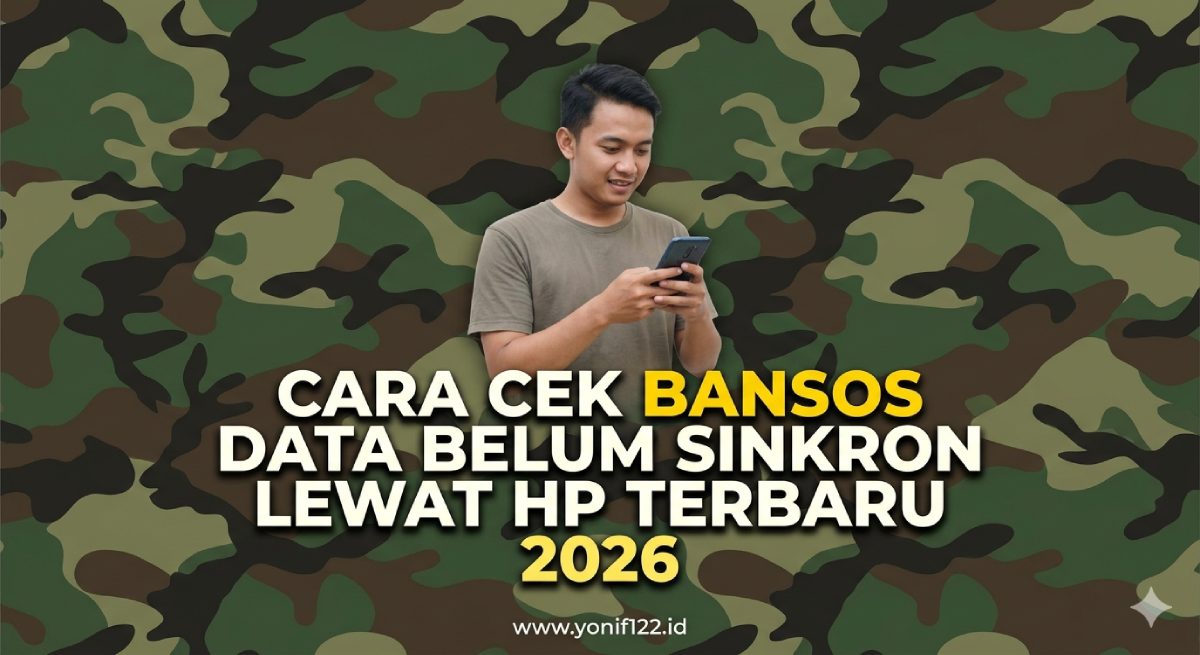 Cara Cek Bansos Data Belum Sinkron Lewat HP Terbaru 2026