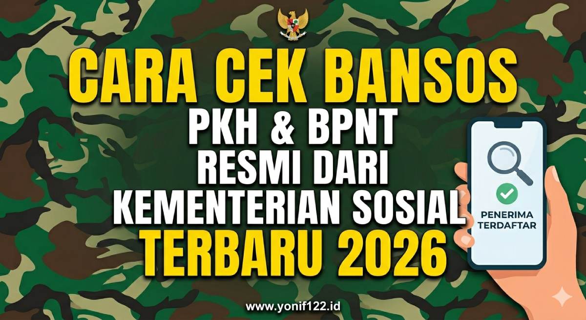 Cara Cek Bansos PKH dan BPNT Resmi Dari Kementerian Sosial Terbaru 2026
