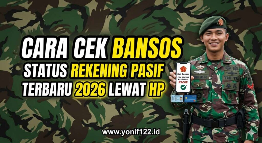 Cara Cek Bansos Status Rekening Pasif Terbaru 2026 Lewat HP