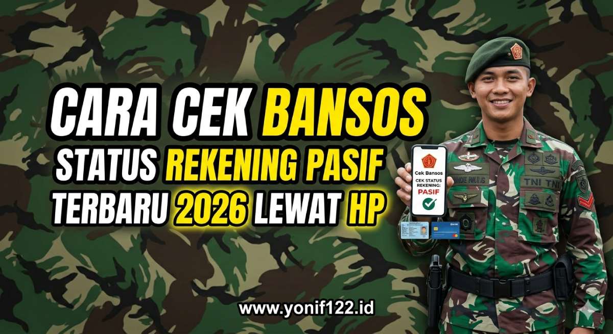 Cara Cek Bansos Status Rekening Pasif Terbaru 2026 Lewat HP
