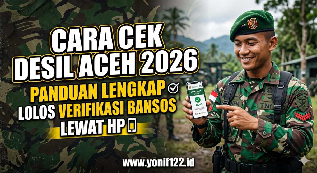 Cara Cek Desil Aceh 2026: Panduan Lengkap Lolos Verifikasi Bansos Lewat HP