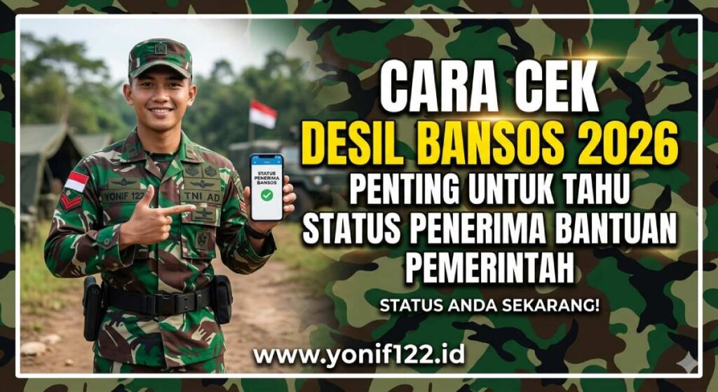 Cara Cek Desil Bansos 2026 Penting Untuk Tahu Status Penerima Bantuan Pemerintah