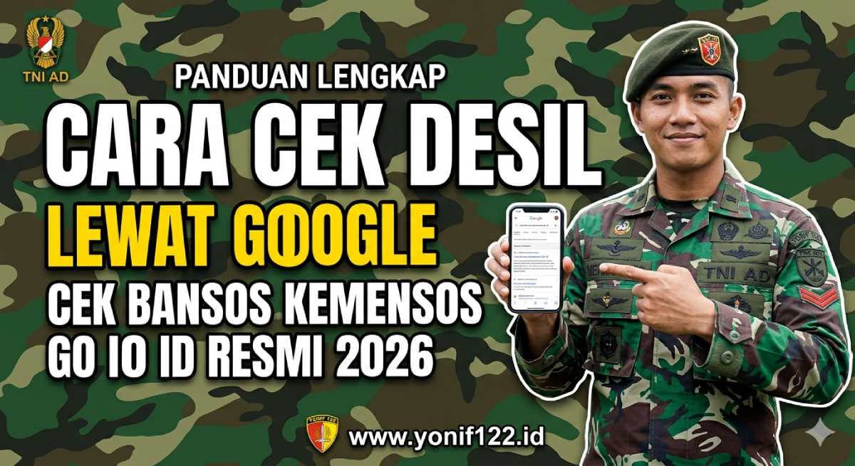 Cara Cek Desil Lewat Google Cek Bansos Kemensos Go Id Resmi 2026