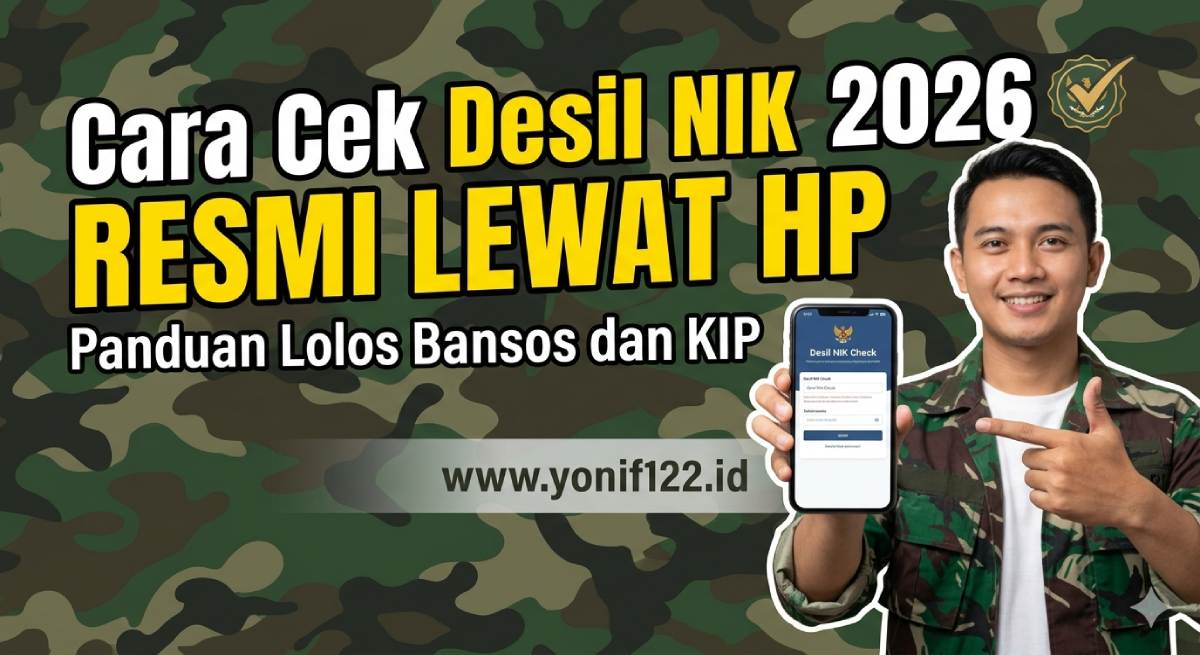 Cara Cek Desil NIK 2026 Resmi Lewat HP: Panduan Lolos Bansos dan KIP