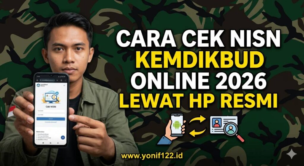 Cara Cek NISN Kemdikbud Online 2026 Lewat HP Resmi