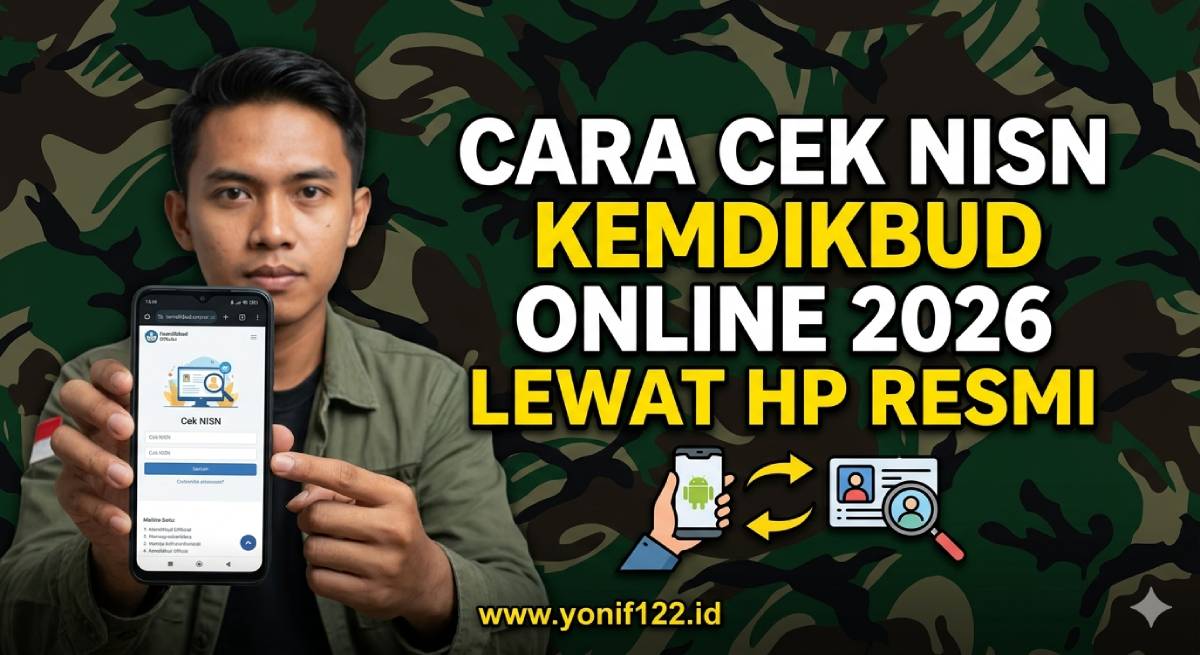 Cara Cek NISN Kemdikbud Online 2026 Lewat HP Resmi