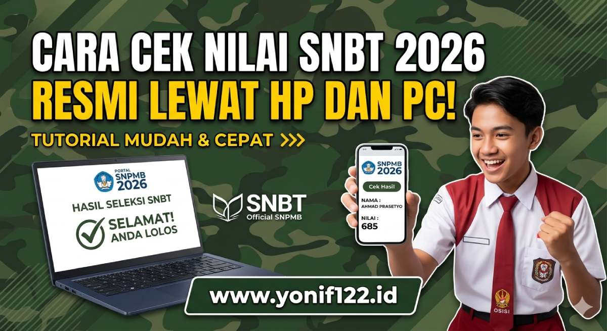 Cara Cek Nilai SNBT 2026 Resmi Lewat HP dan PC