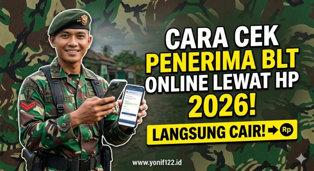 Cara Cek Penerima BLT Online Lewat HP 2026, Langsung Cair!