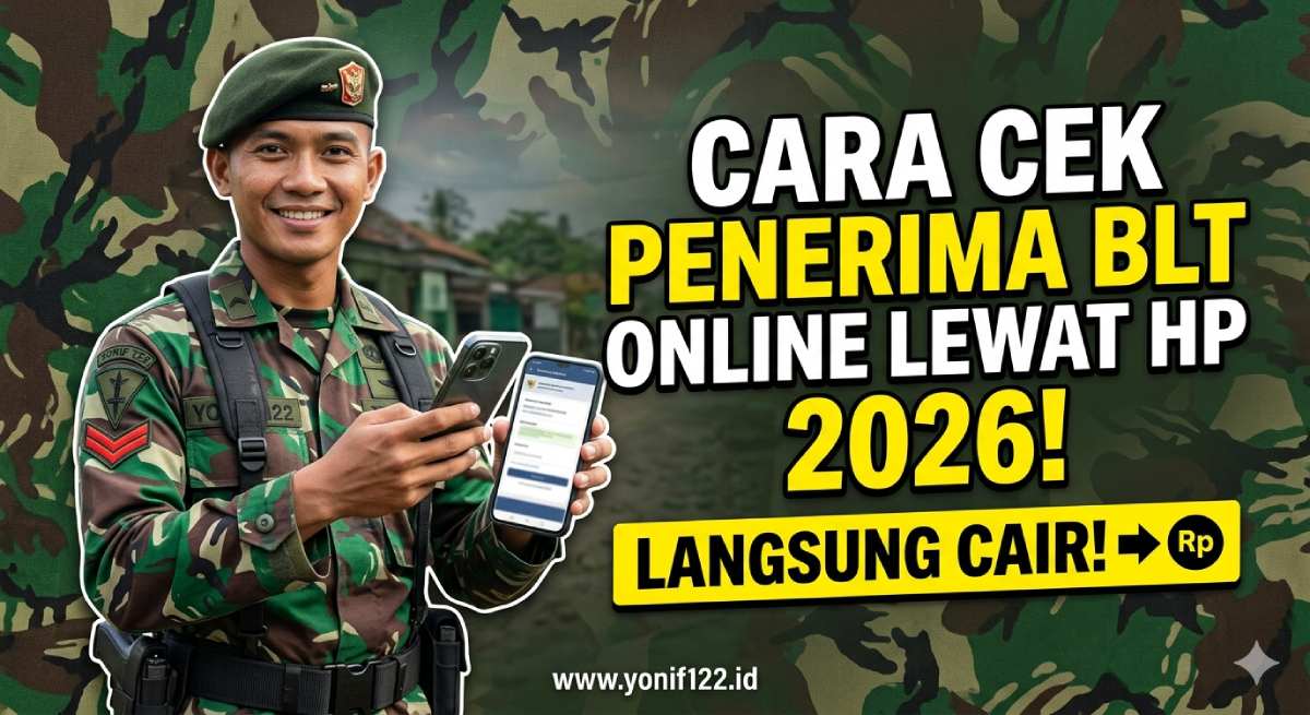 Cara Cek Penerima BLT Online Lewat HP 2026, Langsung Cair!
