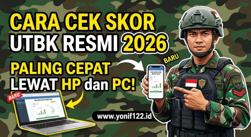 Cara Cek Skor UTBK Resmi 2026 Paling Cepat Lewat HP dan PC