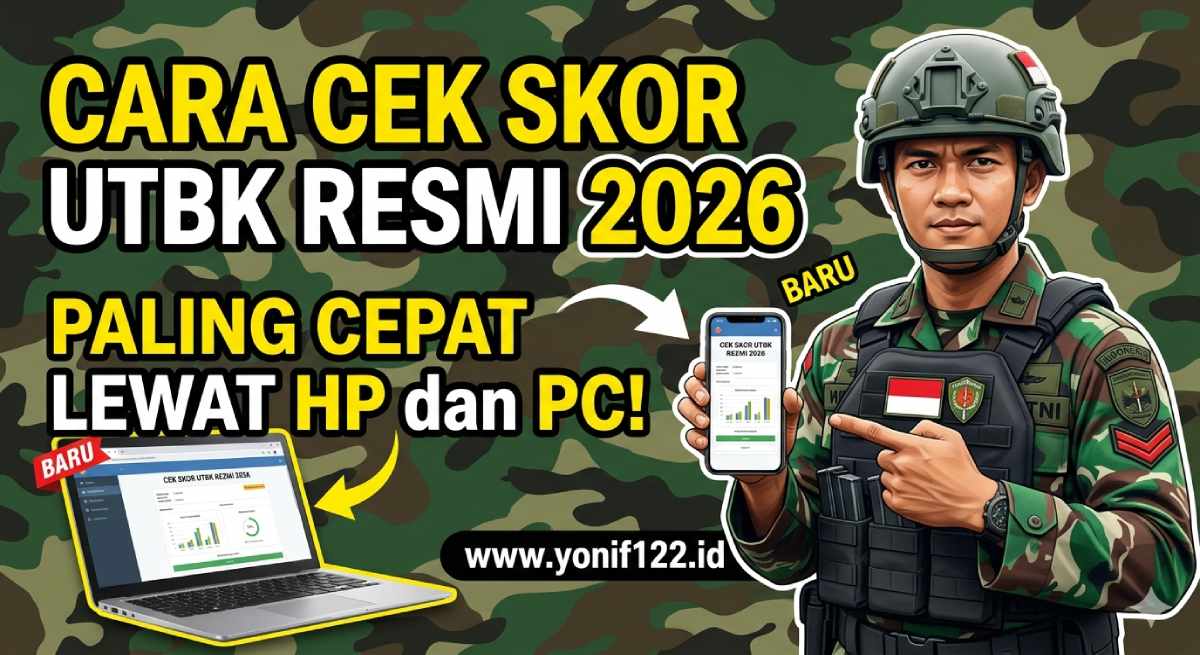 Cara Cek Skor UTBK Resmi 2026 Paling Cepat Lewat HP dan PC