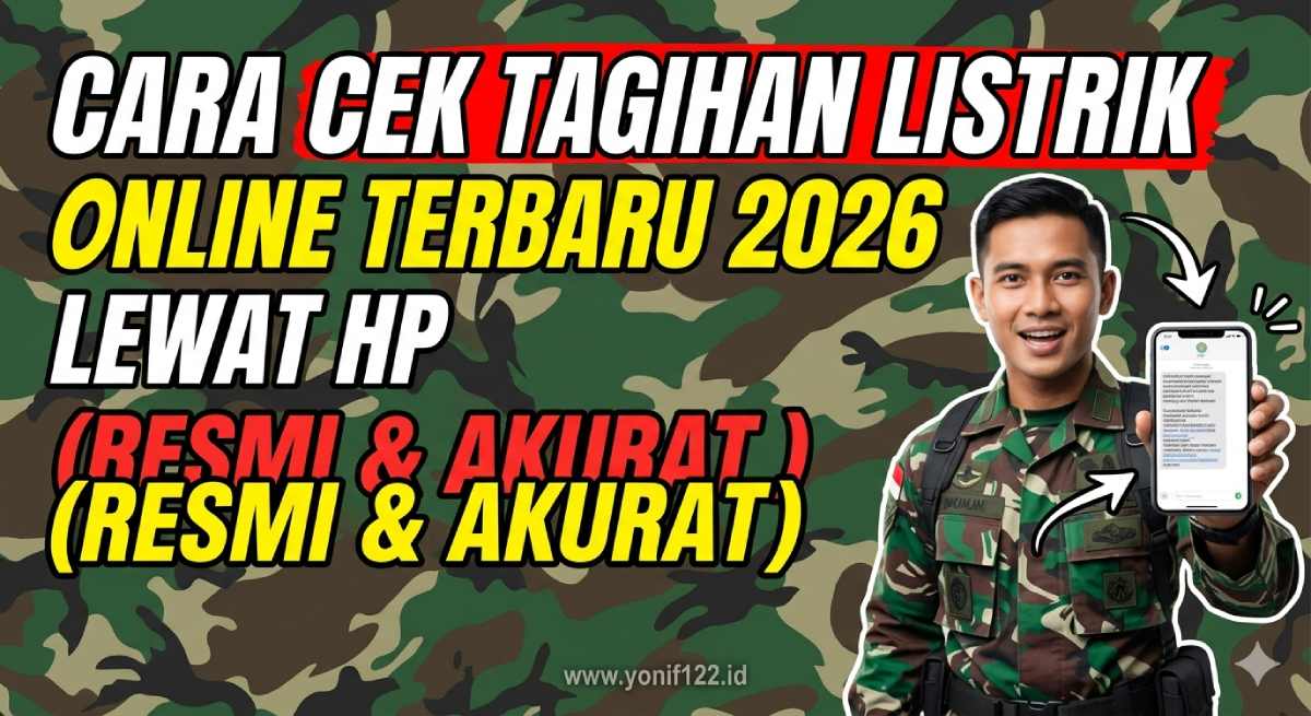 Cara Cek Tagihan Listrik Online Terbaru 2026 Lewat HP (Resmi & Akurat)