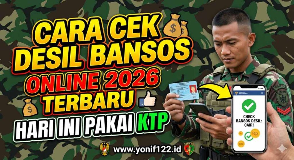 Cara Mengecek Desil Bansos Online 2026 Terbaru Hari Ini Pakai KTP