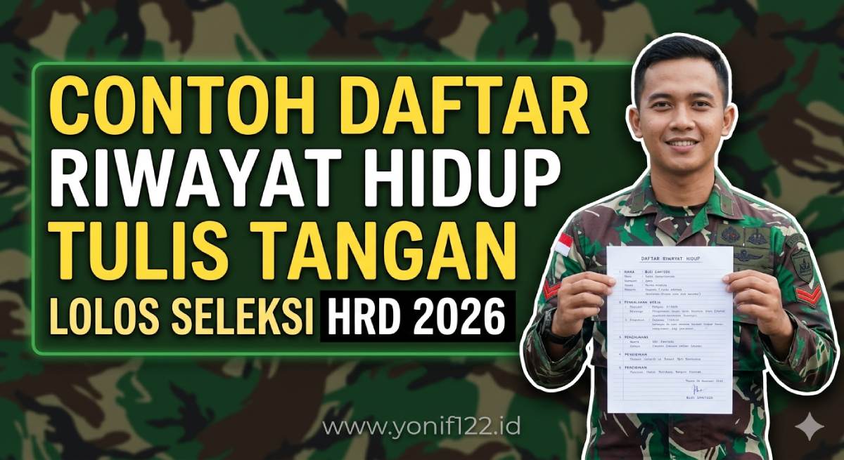 Contoh Daftar Riwayat Hidup Tulis Tangan Lolos Seleksi HRD 2026
