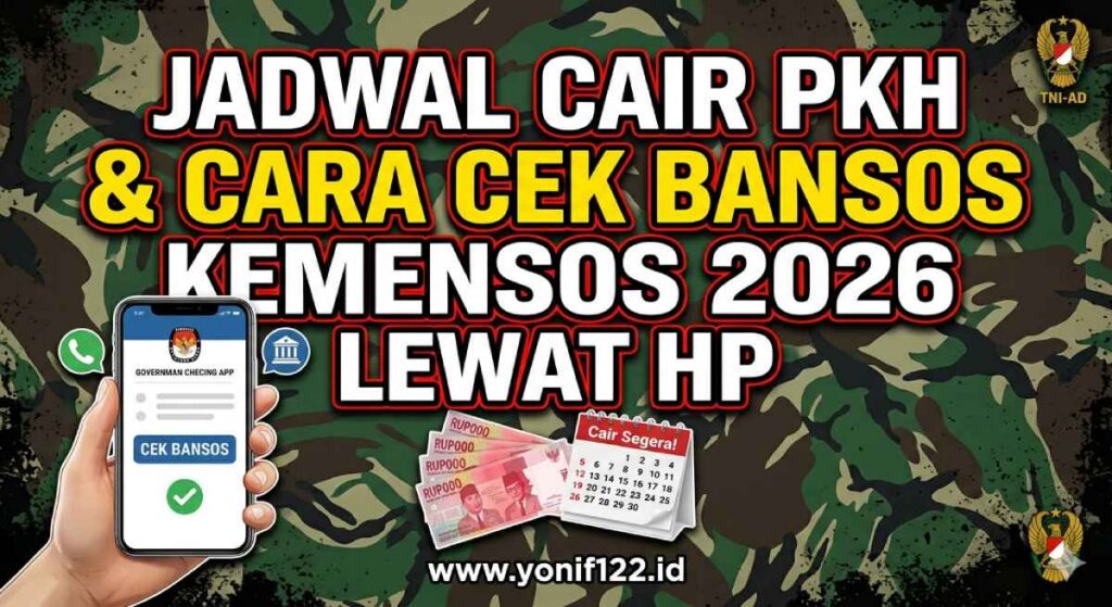 Jadwal Cair PKH & Cara Cek Bansos Komensos 2026 Lewat HP