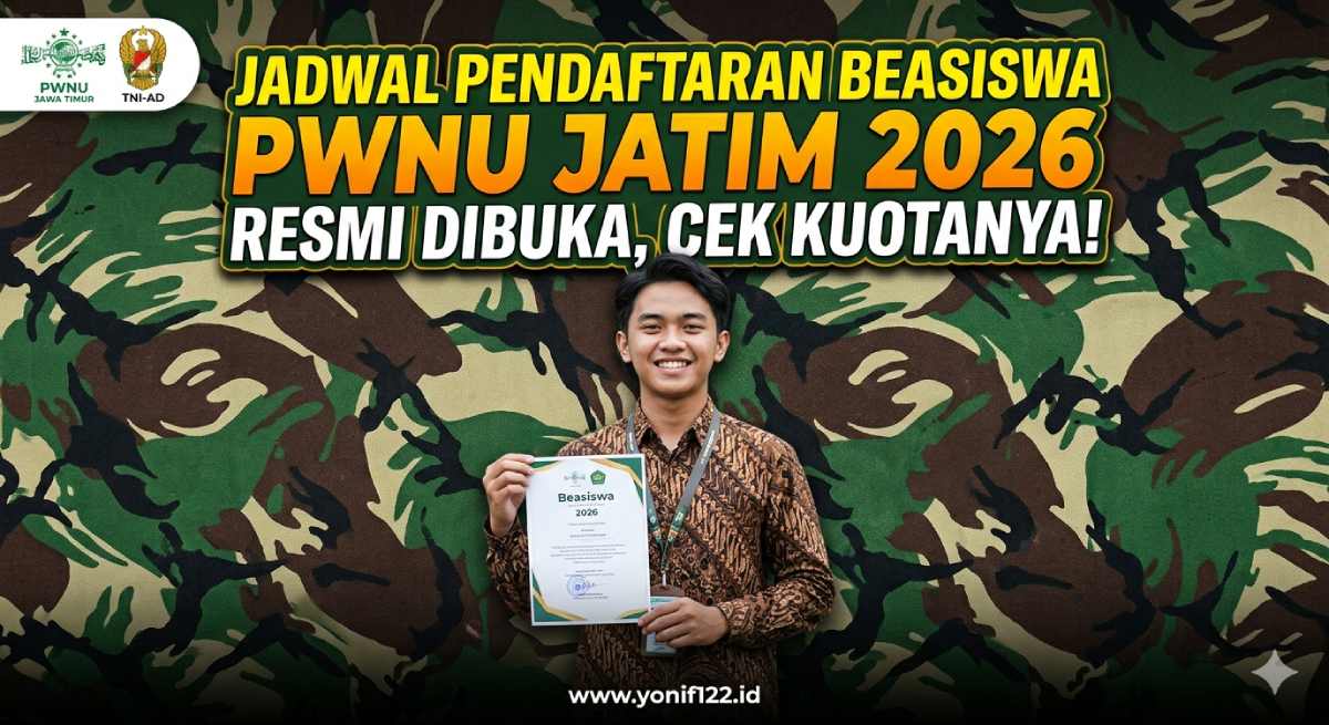 Jadwal Pendaftaran Beasiswa PWNU Jatim 2026 Resmi Dibuka, Cek Kuotanya!
