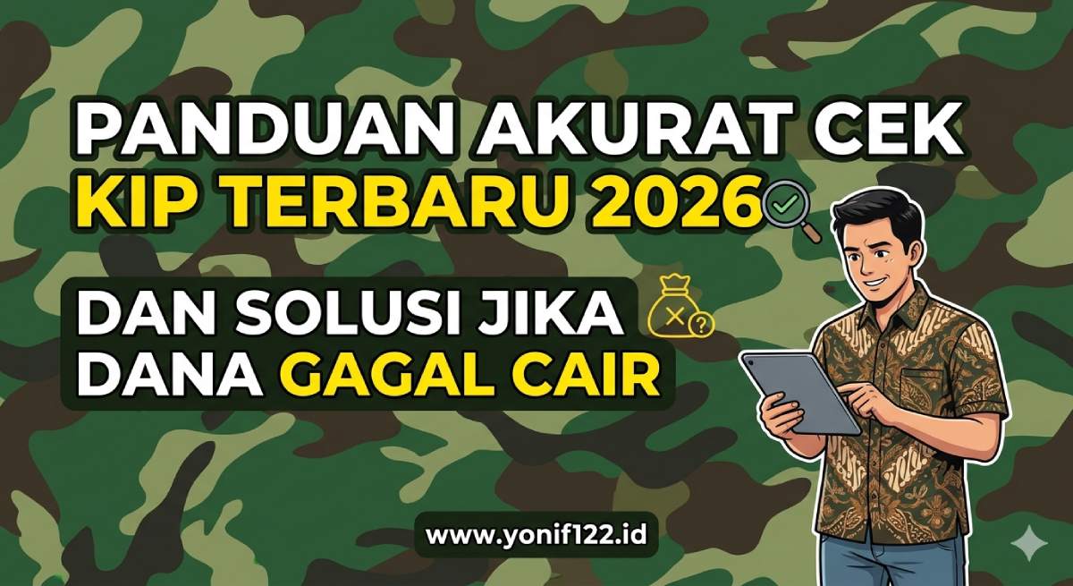Panduan Akurat Cek KIP Terbaru 2026 dan Solusi Jika Dana Gagal Cair