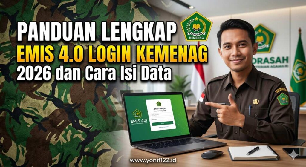 Panduan Lengkap EMIS 4.0 Login Kemenag 2026 dan Cara Isi Data