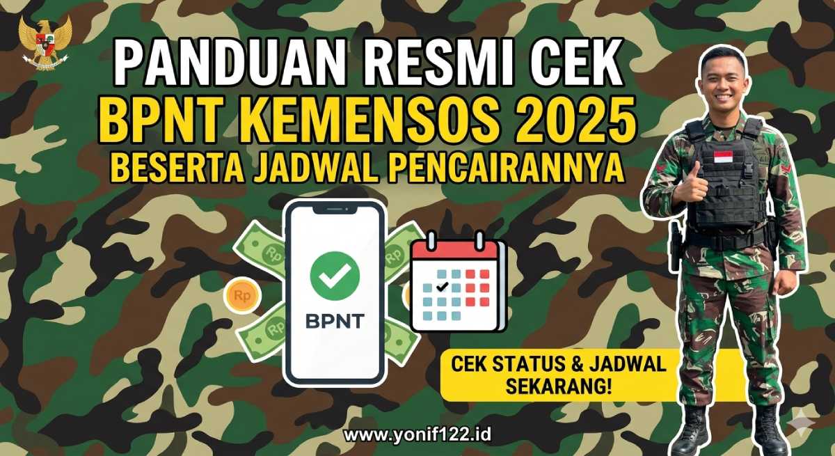 Panduan Resmi Cek BPNT Kemensos 2025 Beserta Jadwal Pencairannya