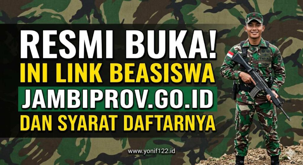 Resmi Buka! Ini Link beasiswa jambiprov go id dan Syarat Daftarnya
