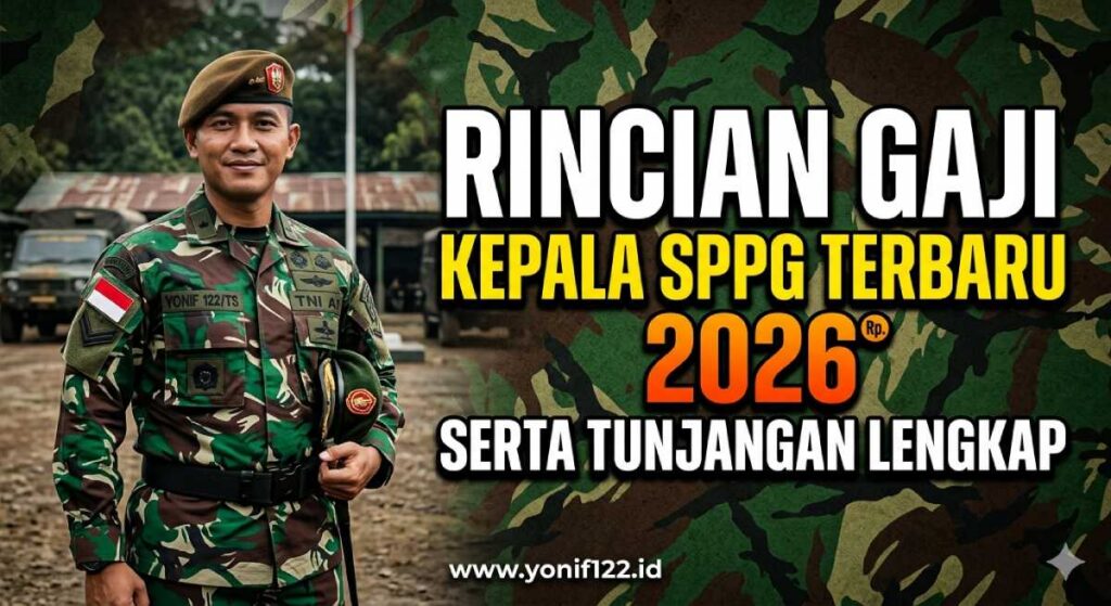 Rincian Gaji Kepala SPPG Terbaru 2026 Serta Tunjangan Lengkap
