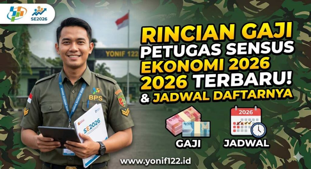 Rincian Gaji Petugas Sensus Ekonomi 2026 Terbaru dan Jadwal Daftarnya