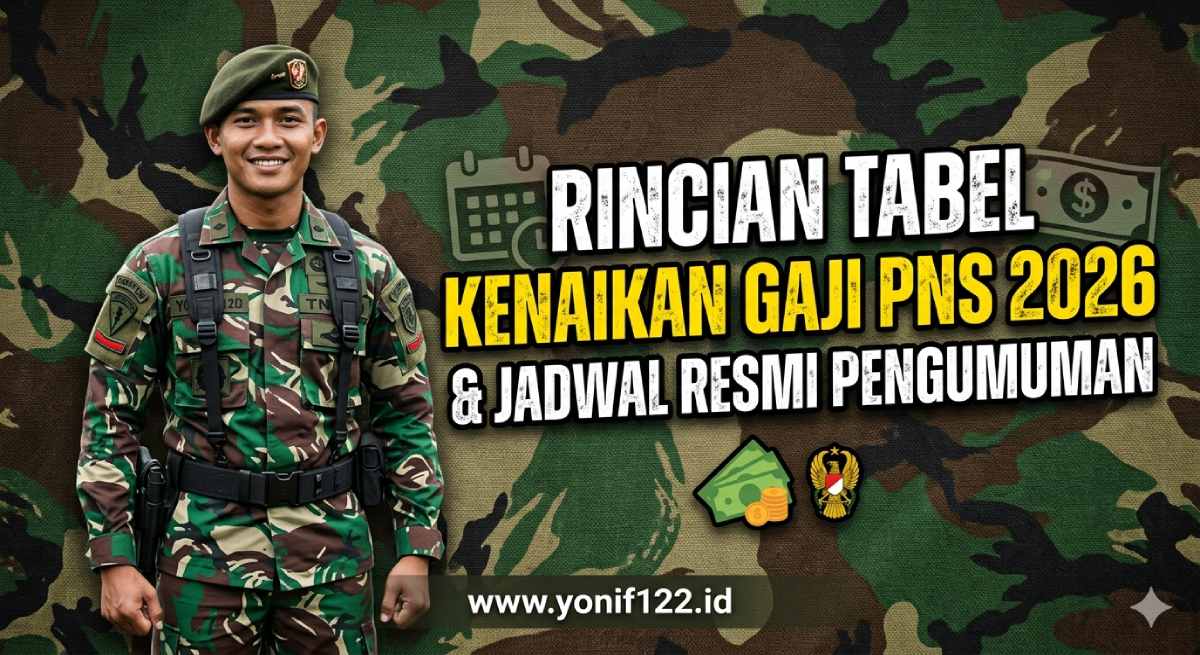 Rincian Tabel Kenaikan Gaji PNS 2026 & Jadwal Resmi Pengumuman