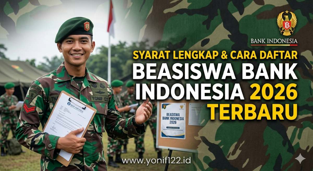 Syarat Lengkap dan Cara Daftar Beasiswa Bank Indonesia 2026 Terbaru