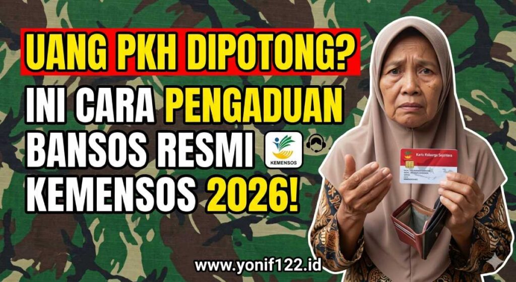 Uang PKH Dipotong? Ini Cara Pengaduan Bansos Resmi Kemensos 2026!