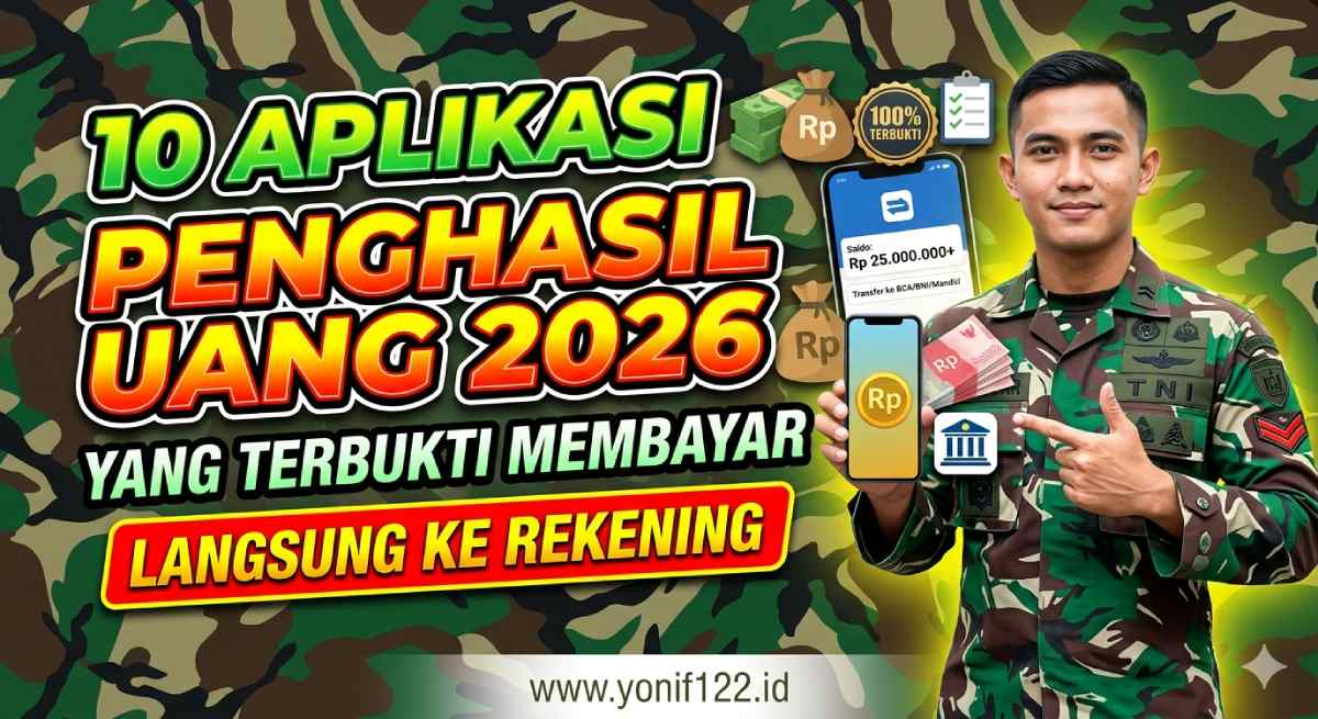 10 Aplikasi Penghasil Uang 2026 yang Terbukti Membayar Langsung ke Rekening