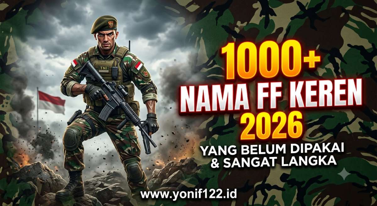 1000+ Nama FF Keren 2026 yang Belum Dipakai dan Sangat Langka
