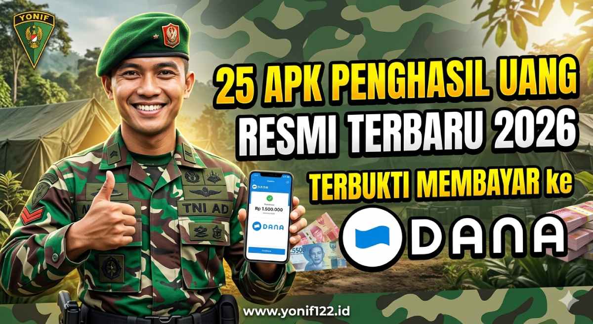 25 Apk Penghasil Uang Resmi Terbaru 2026: Terbukti Membayar ke DANA