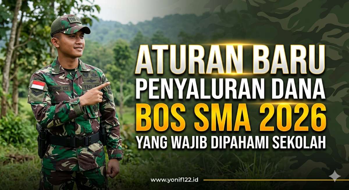 Aturan Baru Penyaluran Dana BOS SMA 2026 yang Wajib Dipahami Sekolah