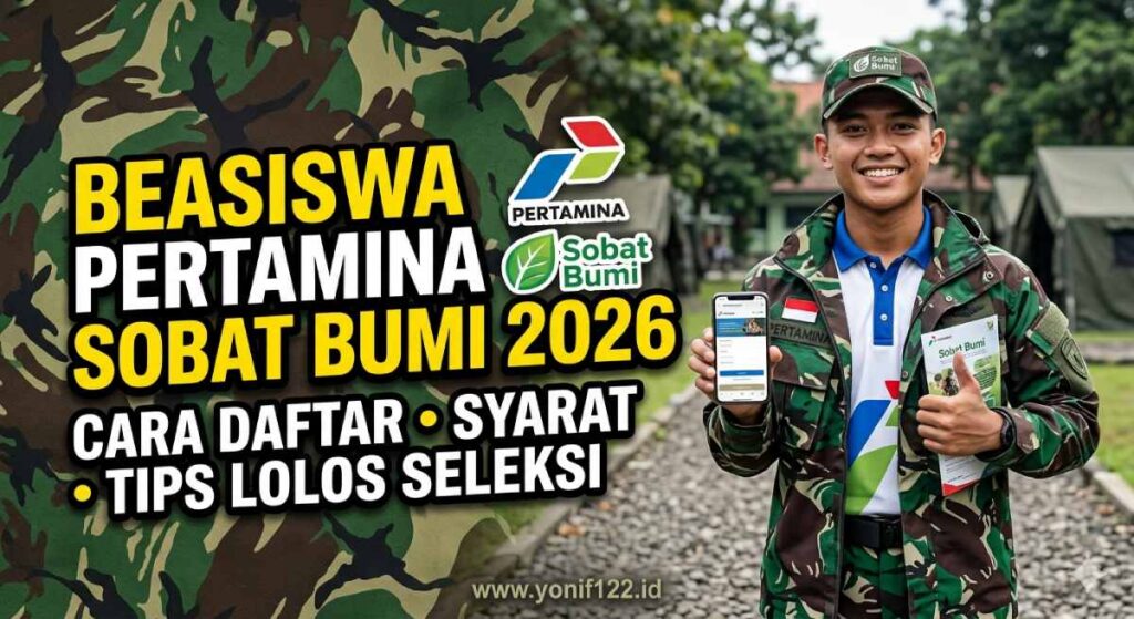 Beasiswa Pertamina Sobat Bumi 2026: Cara Daftar, Syarat, dan Tips Lolos Seleksi