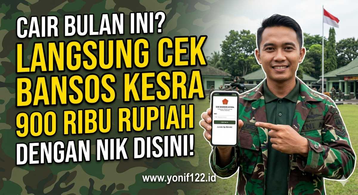 Cair Bulan ini? Langsung Cek Bansos Kesra 900 Ribu Rupiah Dengan NIK Disini!