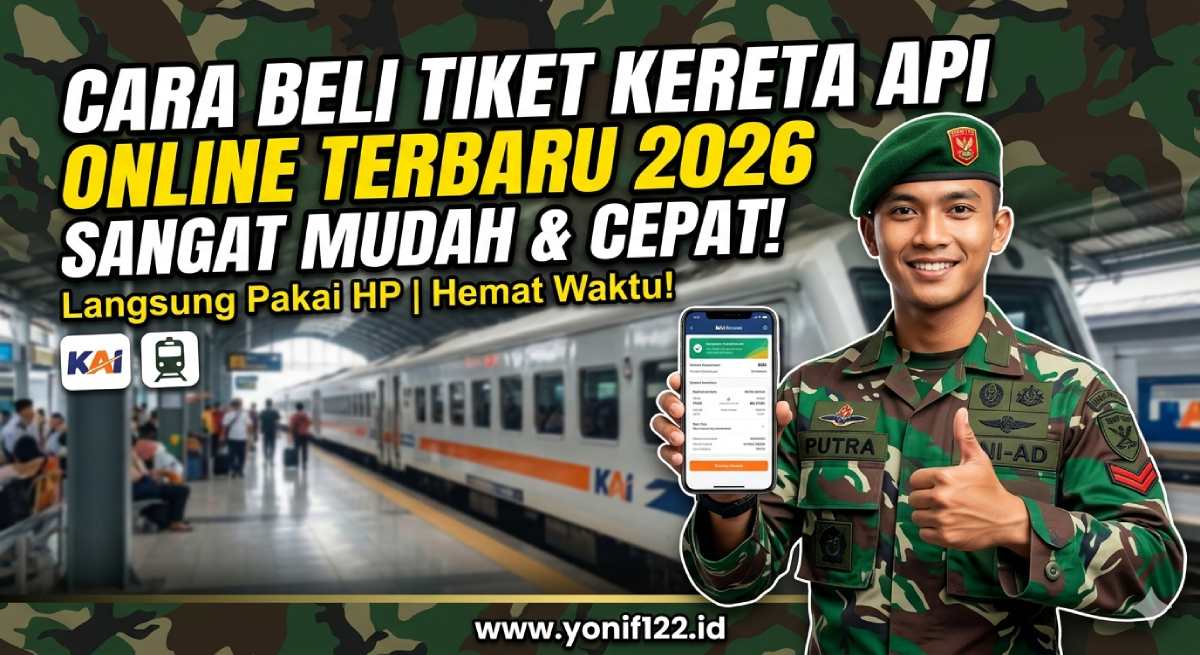Cara Beli Tiket Kereta Api Online Terbaru 2026 yang Sangat Mudah dan Cepat