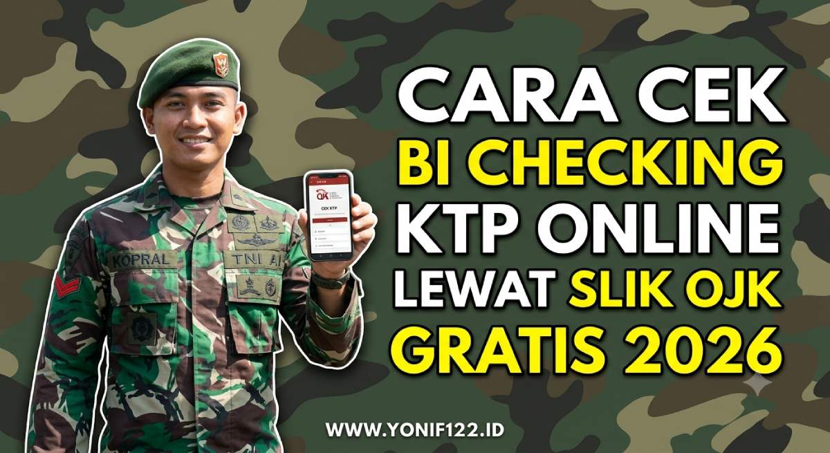Cara Cek BI Checking KTP Online Lewat SLIK OJK Gratis 2026