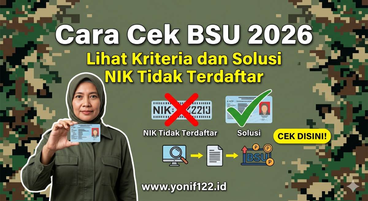 Cara Cek BSU 2026: Lihat Kriteria dan Solusi NIK Tidak Terdaftar