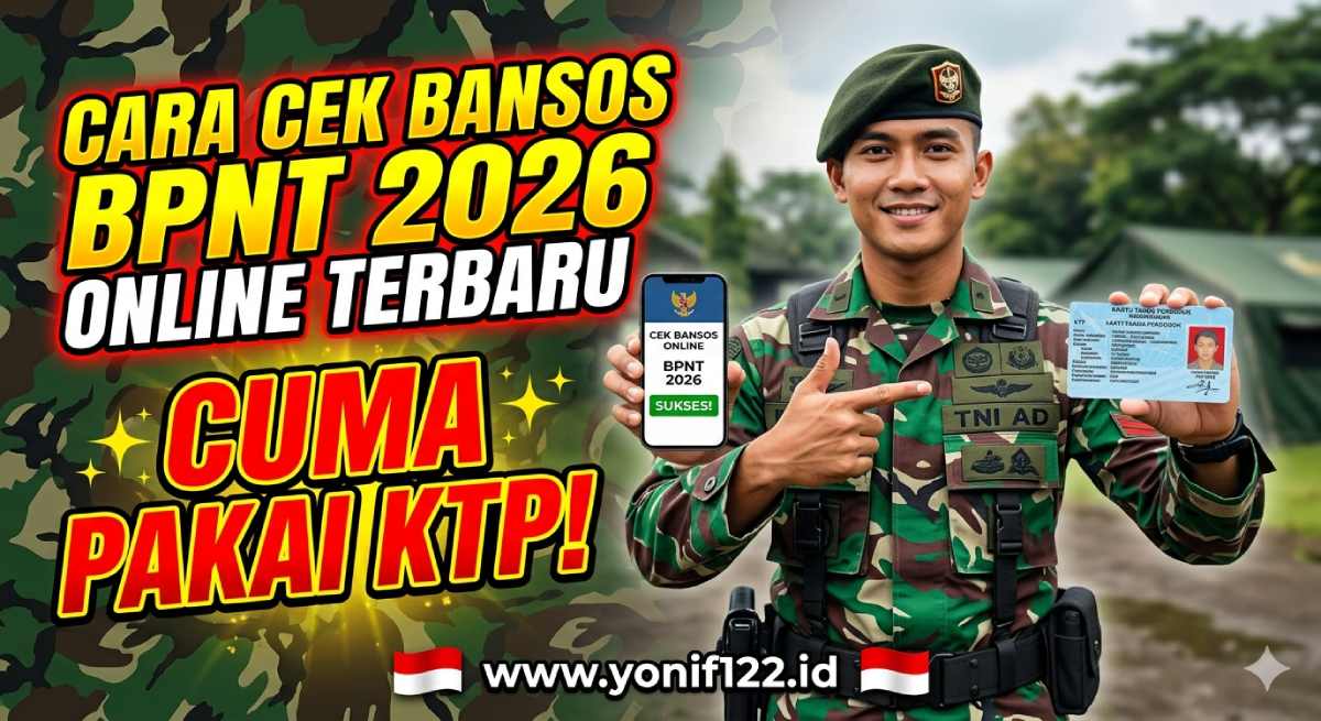 Cara Cek Bansos BPNT 2025 Online Terbaru Cuma Pakai KTP