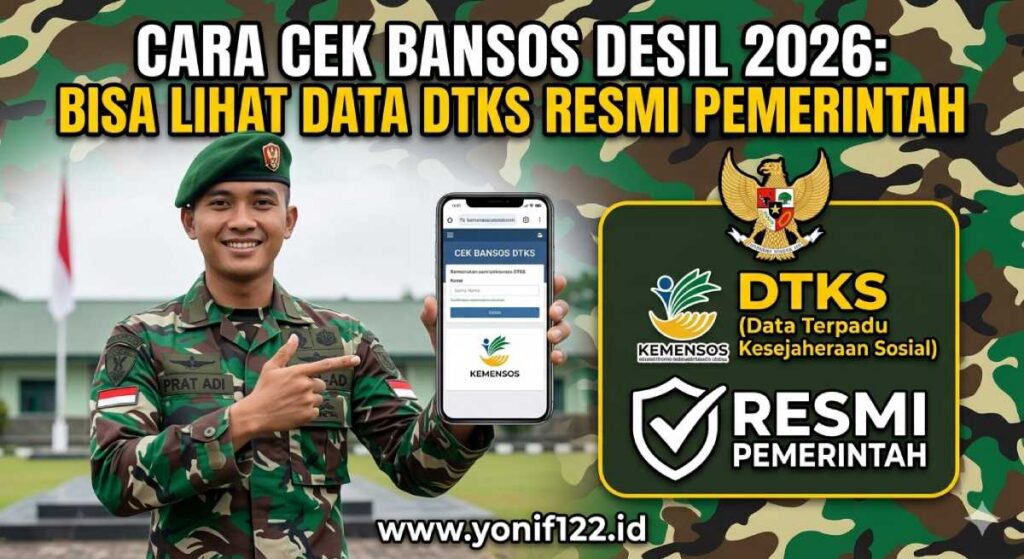 Cara Cek Bansos Desil 2026: Bisa Lihat Data DTKS Resmi Pemerintah