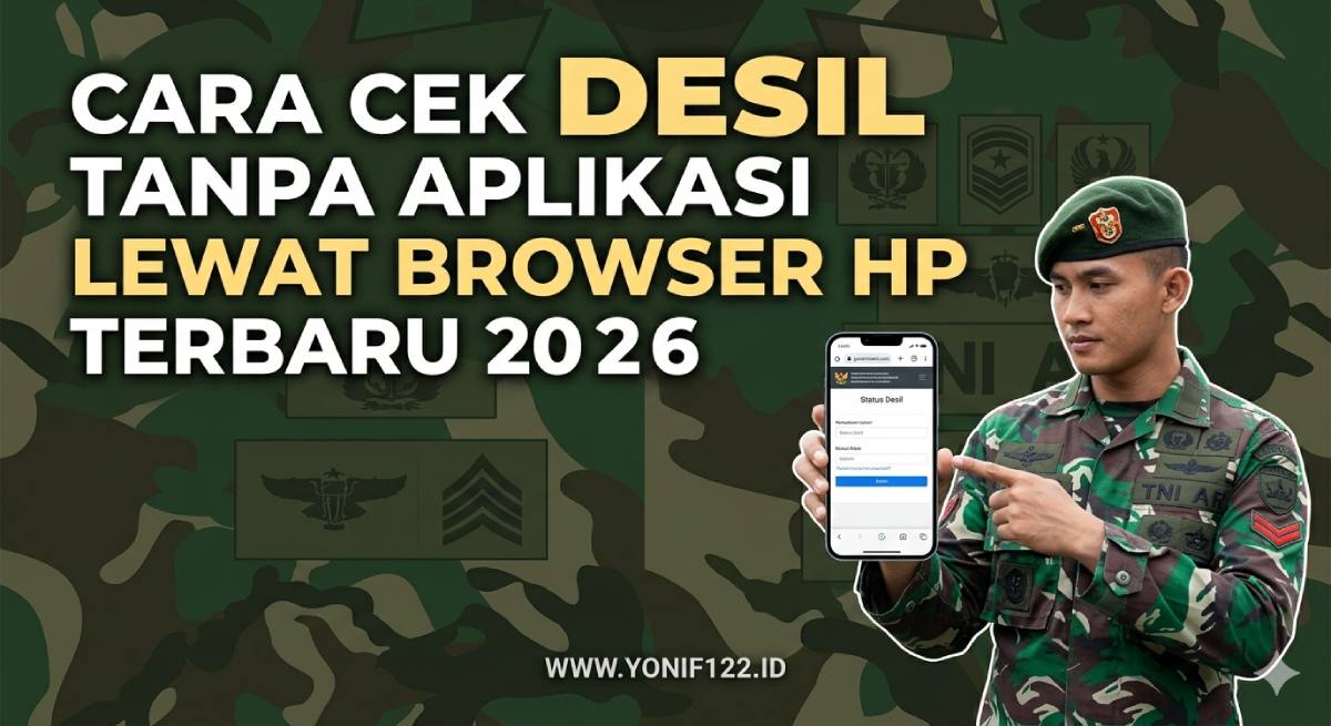 Cara Cek Desil Tanpa Aplikasi Lewat Browser HP Terbaru 2026