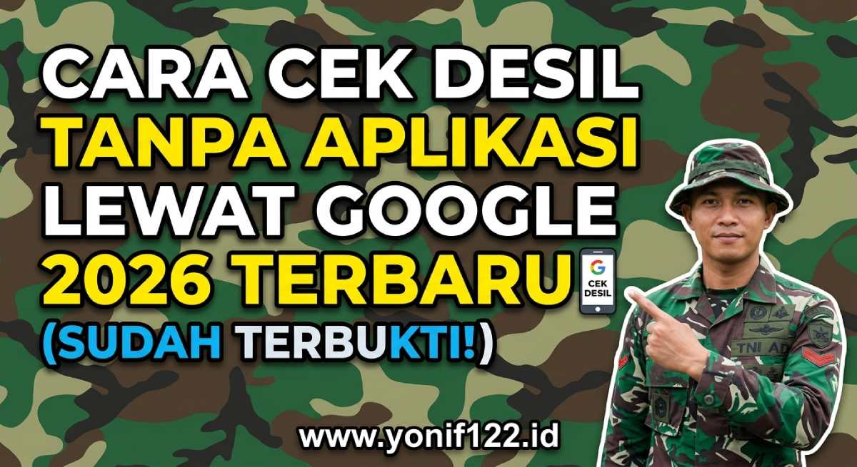 Cara Cek Desil Tanpa Aplikasi Lewat Google 2026 Terbaru